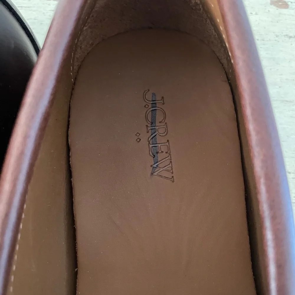 J. CREW Classic Leather Penny Loafer in Wine Size 10 1/2 M‎ $198 BS114